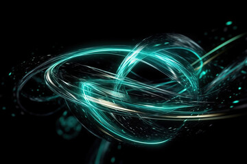 Circular ray abstract figure,created with generative ai tecnology.