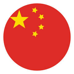 China flag, Flag of China in circle	
