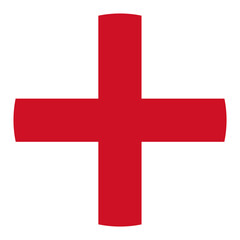 Fototapeta premium England flag with circle 