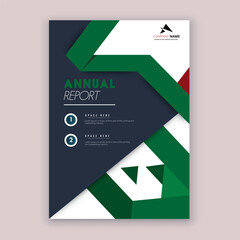 modern design template for Annual Report
