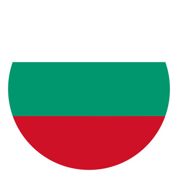 Flag of Bulgaria in circle