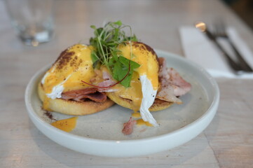 A beautiful dish at the cafe