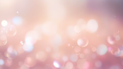 Abstract of bokeh pink pastel background glitters shimmering blur spot lights Bokeh Shiny rose gold light background texture