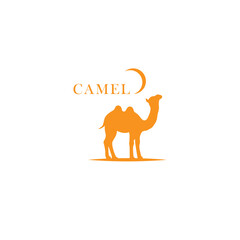 Camel logo design vector illustration