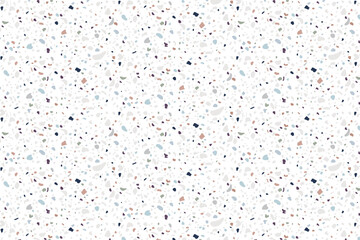 A vector texture of an Italian terrazzo background with cute design in a classic Italian style.