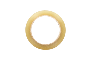 Packing tape isolated on transparent background.