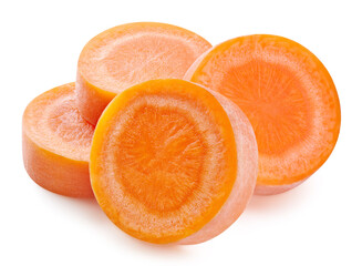 Carrot isolated on white