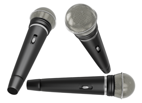 Wireless microphone isolated