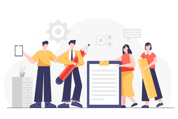 Teamwork, Success, office workers concept. Business team ready to work. Business team ready to succes.