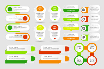 Screen with HUD interface elements set in control infographic digital illustration