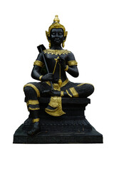 Statue of Vishnu Isolated from background,png file.