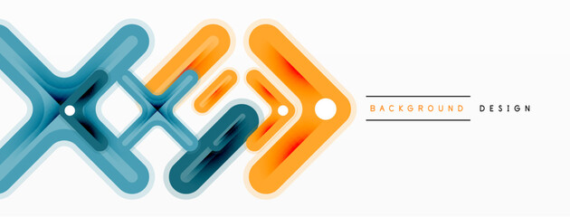 Minimal geometric background cross line. Design for wallpaper, banner, background, landing page, wall art, invitation, prints, posters