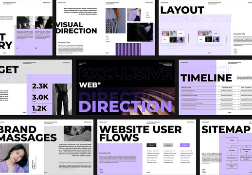 Web Direction Presentation Template