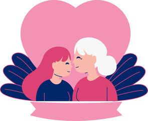 Forever Grateful: Mother's Day with Mom and Daughter