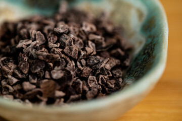 chocolate nips in a bowl
