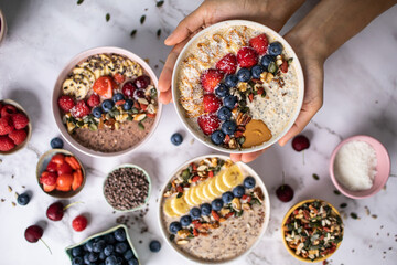 oatmeal and fruit