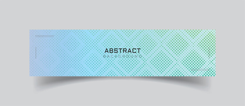 Linkedin banner with halftone pattern background