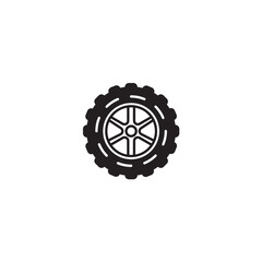 car wheel icon Tire service Alloy wheels icon for logo banner web app design - SVG File