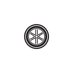 car wheel icon Tire service Alloy wheels icon for logo banner web app design - SVG File