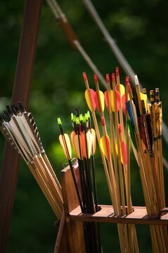 Pfeile, Bogenschiessen, Bokeh, Wikinger, Hobby
