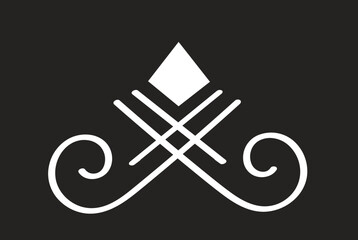 Element line ornament frame
