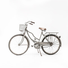 A bike on white background
