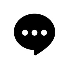 comment icon speech bubble symbol Chat message icons. web vector icon - obrazy, fototapety, plakaty