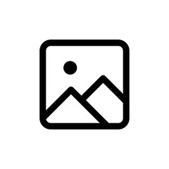 gallery icon vector. image photo album icon signs, picture symbol. web vector icon . line outline