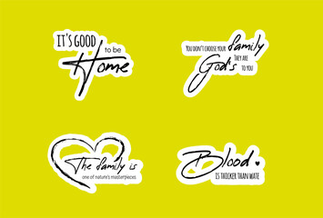 Super family Quotes svg Bundle. Quotes about Super family. Family labels original design, set of logo graphic templates. Vector sticker inscription about family