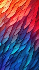 Fototapeta premium abstract colorful background with feathers