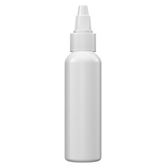 White Vape Bottle.Realistic 3D Rendering Mockup