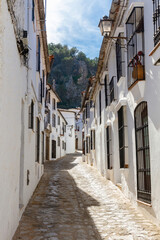 Street of Grazalema in the province of Cadiz, Spain
