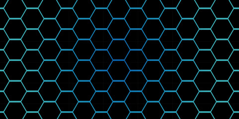 Abstract background with hexagons . Background with hexagons . Blue and hexagon abstract background. Blue paper texture and futuristic business