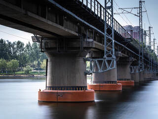 100 million pixel high-definition urban buildings and bridges