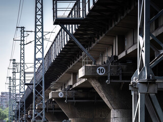 100 million pixel high-definition urban buildings and bridges