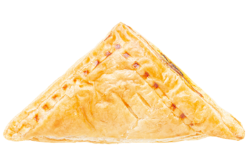 Cutout slice of pie.