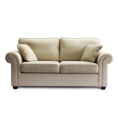 isolated white couch