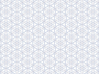 Vector Illustration of Purple Abstract Mandala or Ikat Texture Seamless Pattern for Wallpaper Background.
