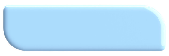 3D button. Empty button. 3D illustration.