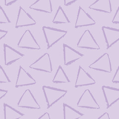 Colourful Geometric Triangles Seamless Pattern Design