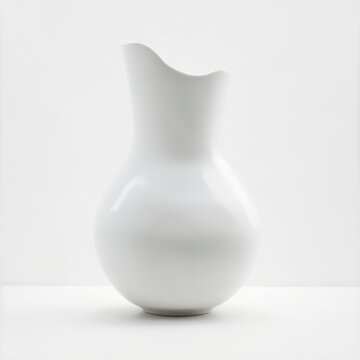 white ceramic vase