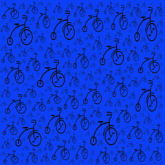 Penny farthing background 