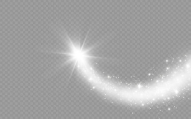 Dazzling flash. Bright Star. Magic dust. Brilliant vector. Bright sun. Glare. shining beam. Rash.
