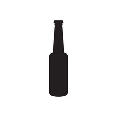 Beer bottle vector icon. Beer flat sign design. Beer bottle symbol pictogram. UX UI icon