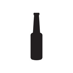 Beer bottle vector icon. Beer flat sign design. Beer bottle symbol pictogram. UX UI icon