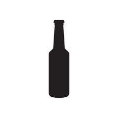 Beer bottle vector icon. Beer flat sign design. Beer bottle symbol pictogram. UX UI icon