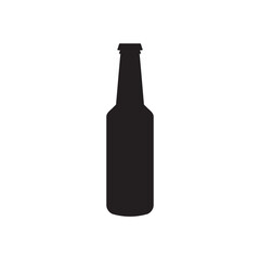 Beer bottle vector icon. Beer flat sign design. Beer bottle symbol pictogram. UX UI icon