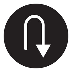 directions or navigation icon vector