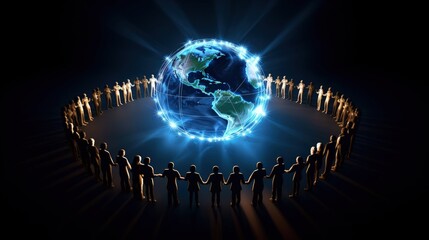 Die Vielfalt der Welt - Kulturen und Gesellschaften im Zusammenhalt - Teamgeist und Vertrauen - Erfolgreiche Zusammenarbeit im Menschenkreis	