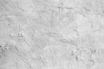 Cement wall white color or vintage plaster background and texture with stains and crack